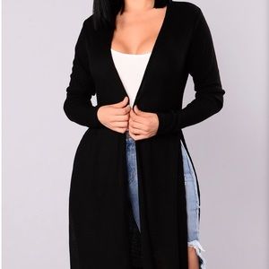 🆕Ribbed Black Cardigan